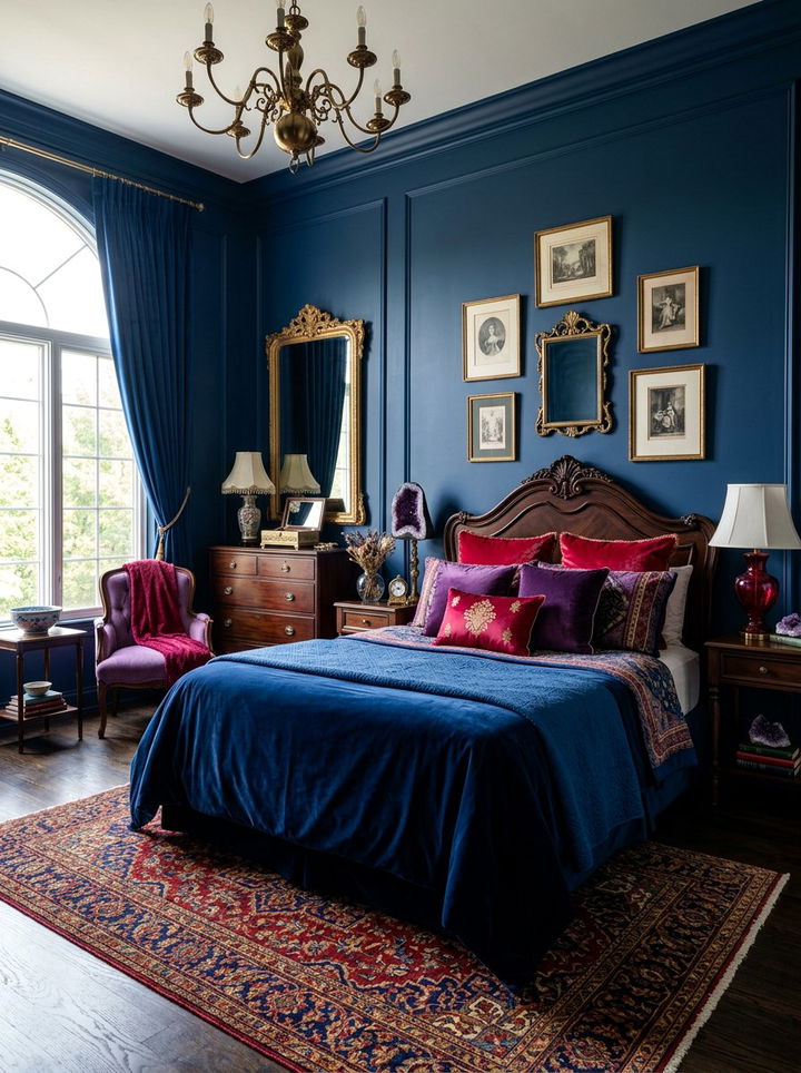 Dark jewel tone bedroom - 30 moody bedroom ideas