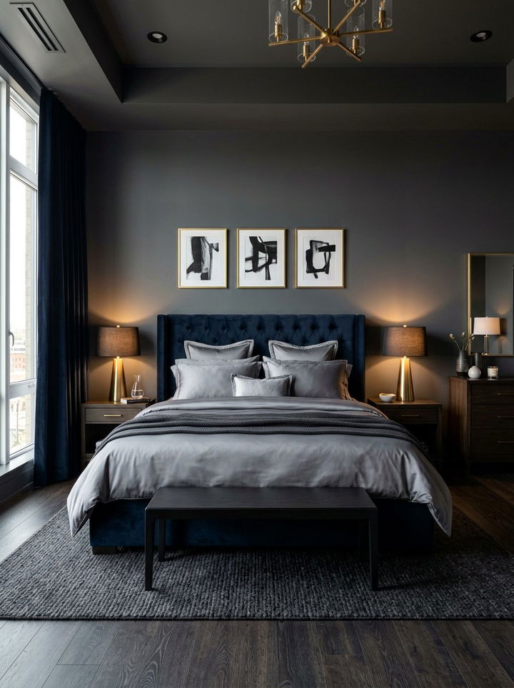 Dark master bedroom - 30 main bedroom ideas