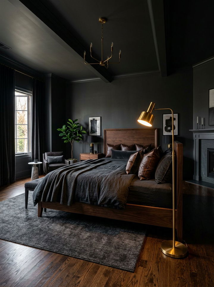 Dark moody master suite - 30 bespoke bedroom ideas