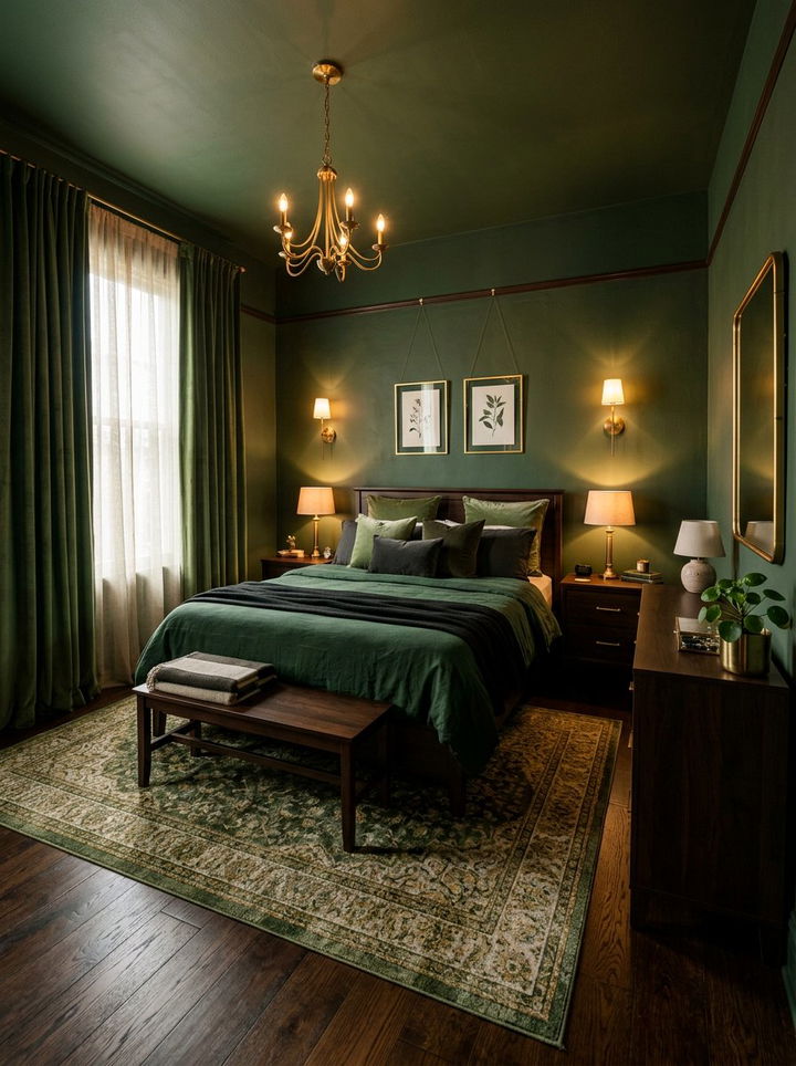 Dark pistachio bedroom - 30 pistachio bedroom ideas