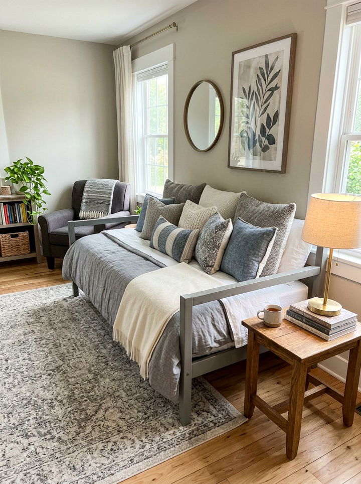 Daybed Guest Seating - 30 bedroom multi-functional ideas