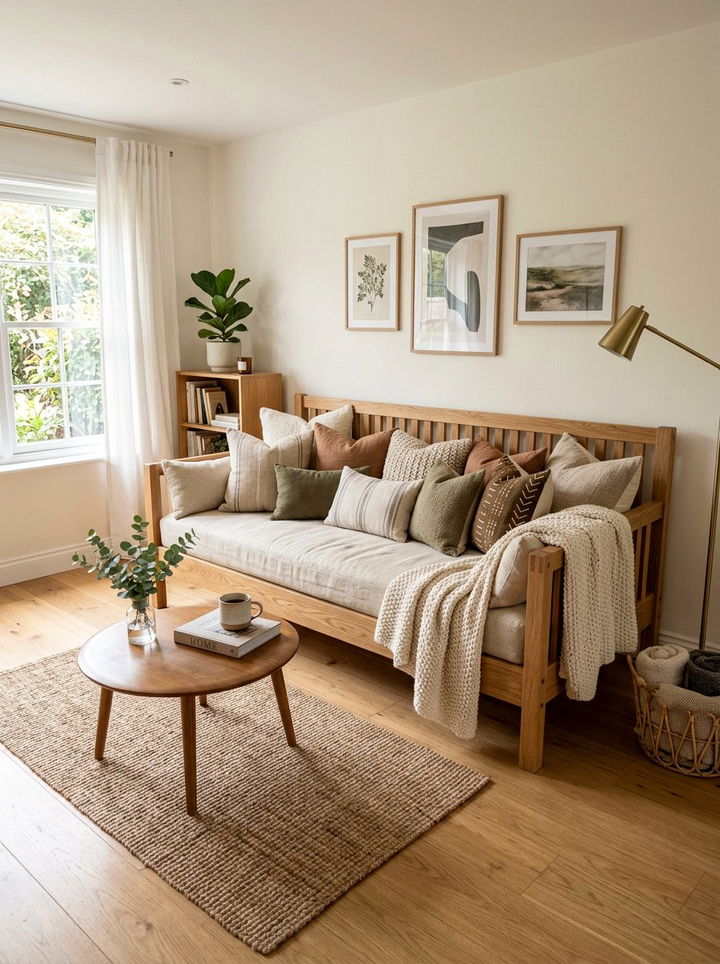 Daybed Seating - 30 small bedroom ideas