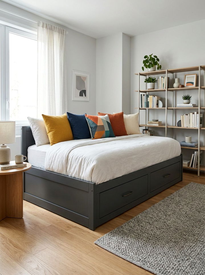 Daybed With Built In Storage - 30 bedroom daybed ideas
