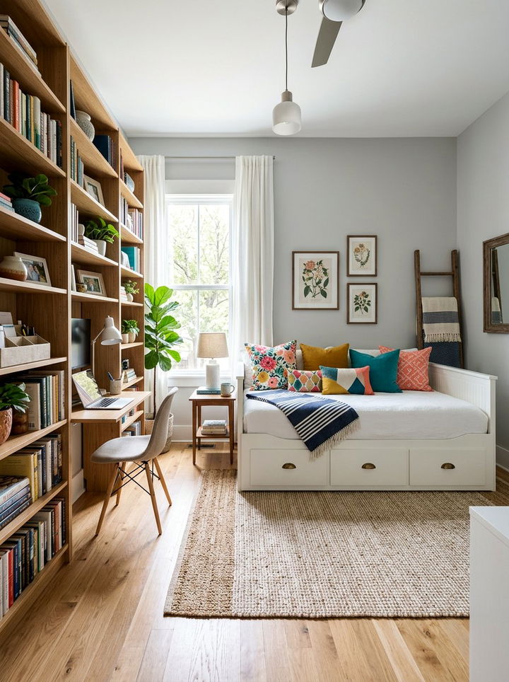 Daybed With Drawers - 30 bedroom transforming furniture ideas