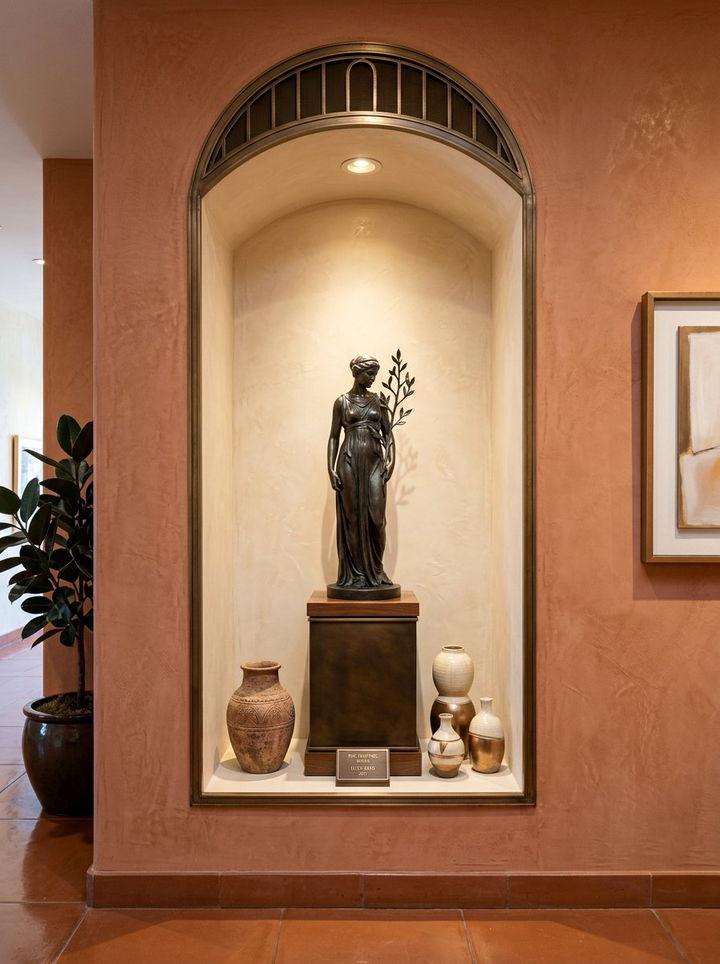 Decorative Art Display Niche - 30 bedroom wall niches