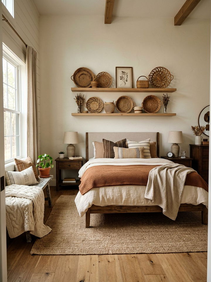 Decorative Baskets - 30 bedroom organization hacks