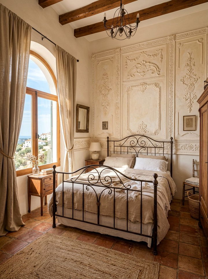 Decorative Plaster Wall Panels - 30 bedroom paneling ideas