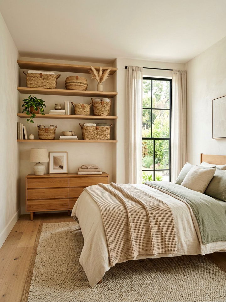 Decorative Storage Baskets - 30 bedroom creative storage ideas