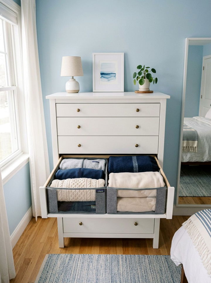 Deep Drawer Organizer - 30 bedroom drawer organization ideas