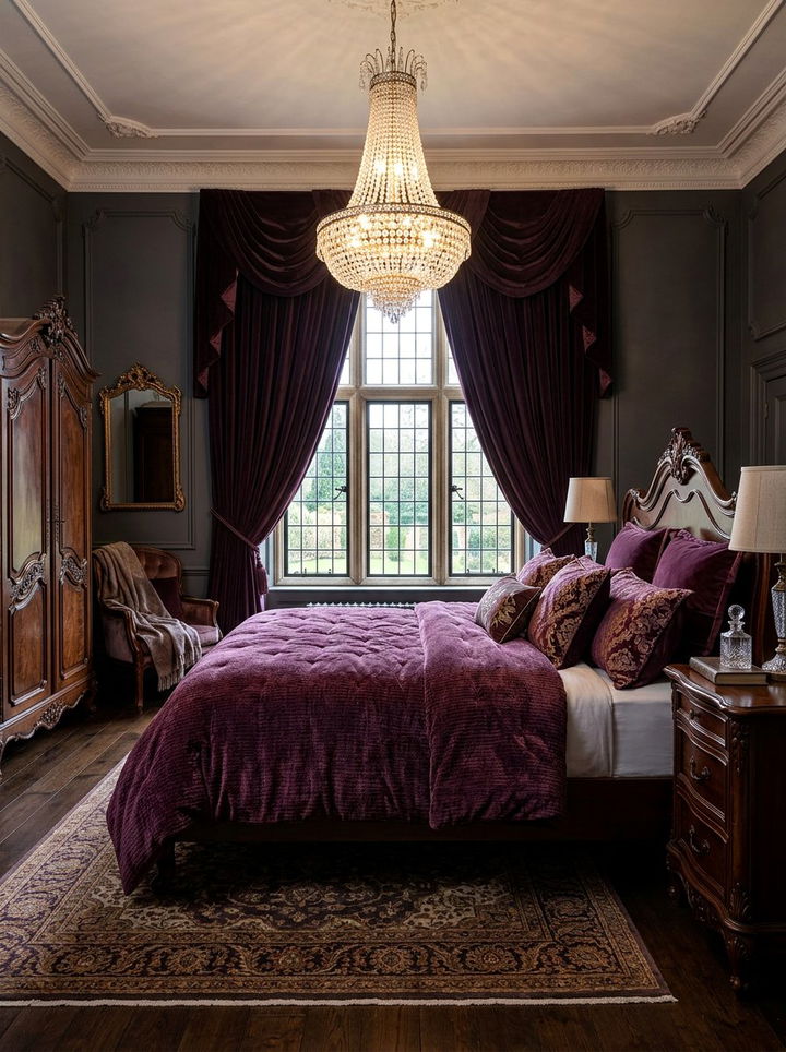 Deep Plum Chenille Duvet Cover - 30 bedroom duvet covers