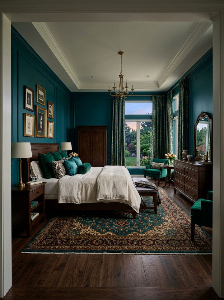 Deep Teal Bedroom Paint - 30 bedroom paint colors