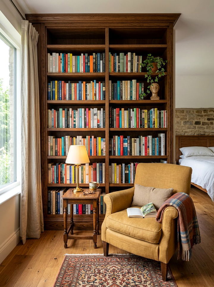 Deep Wood Shelf For Books - 30 bedroom ledge shelves