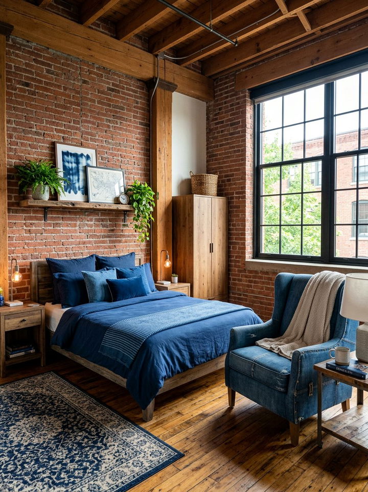 Denim Blue Bedroom Aesthetic - 30 blue bedroom decor ideas