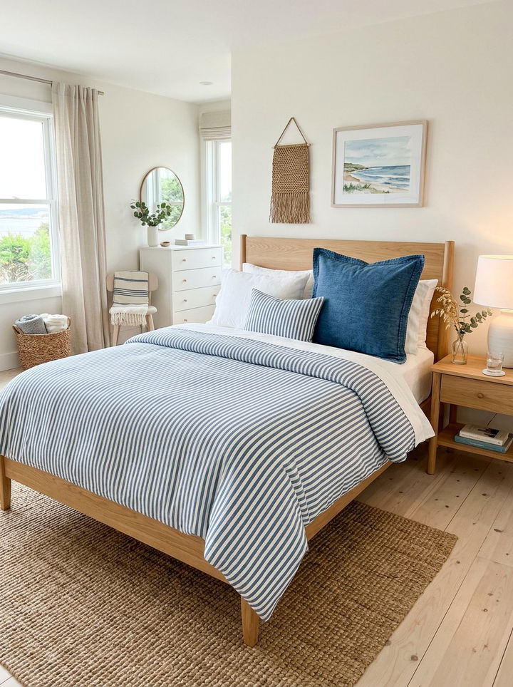 Denim Blue Euro Sham - 30 bedroom euro shams