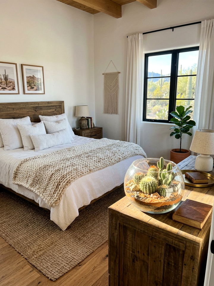 Desert Cactus Terrarium - 30 bedroom terrariums