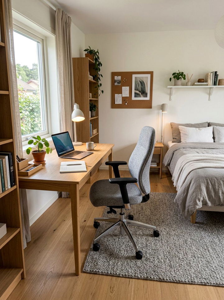 Desk Chair - 30 bedroom seating arrangements ideas