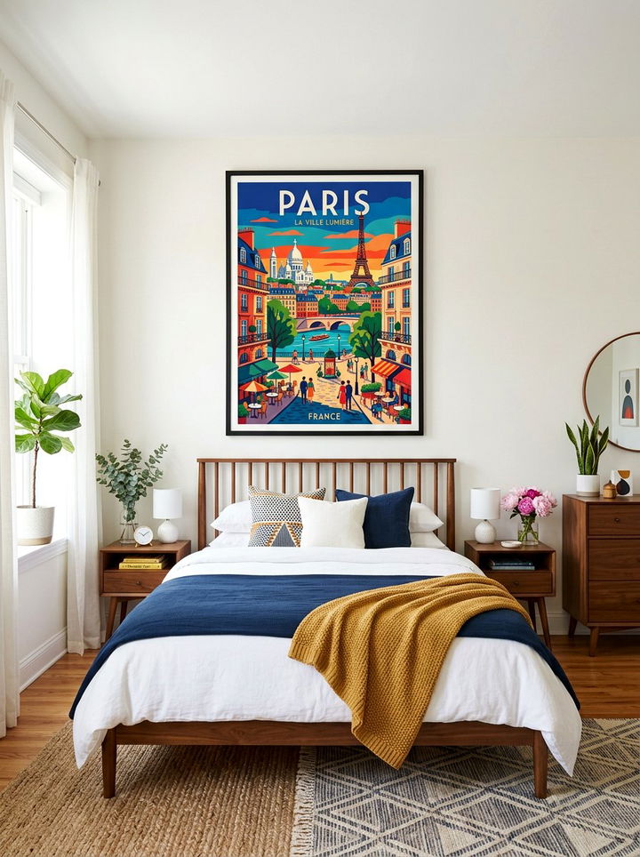 Destination Art Print - 30 bedroom travel souvenir ideas