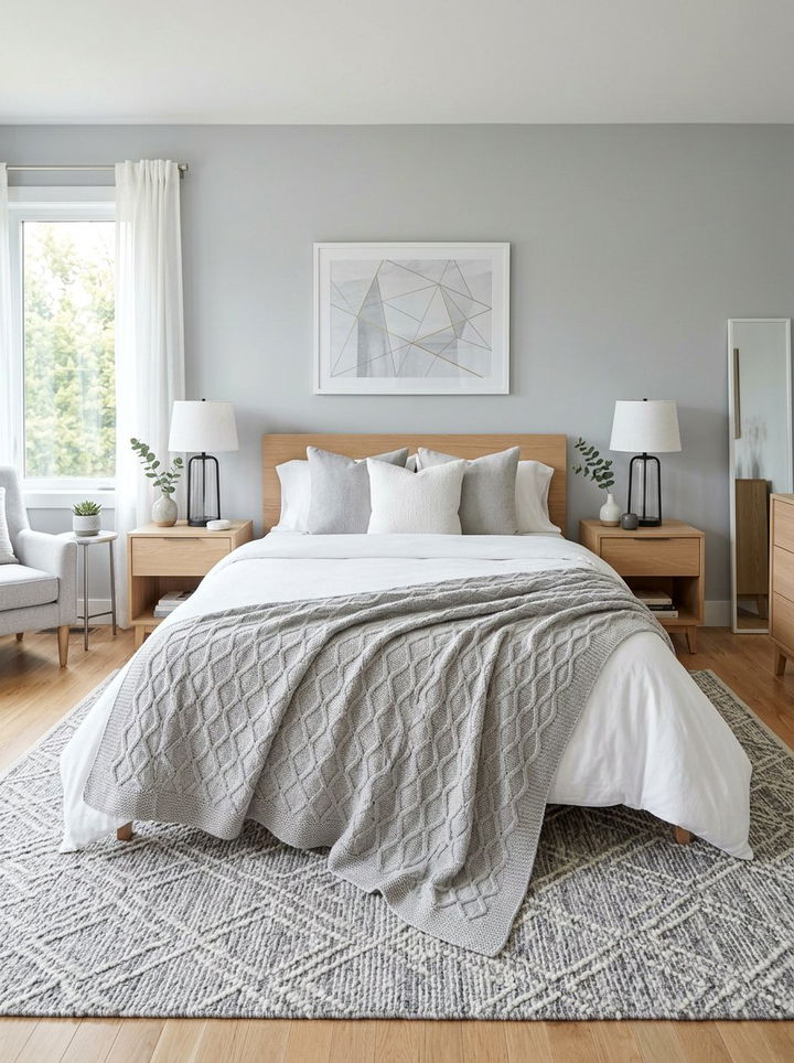 Diamond Stitch Knit Throw - 30 bedroom knit blankets