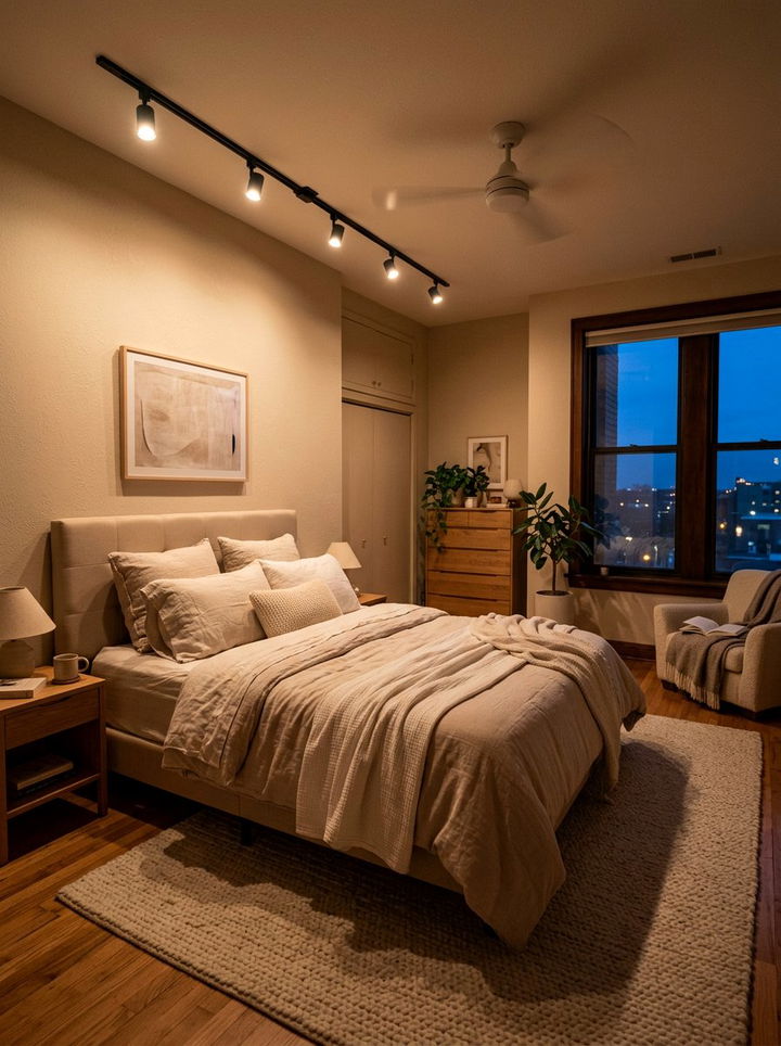 Dimmable Bedroom Track Lighting - 30 bedroom track lighting ideas