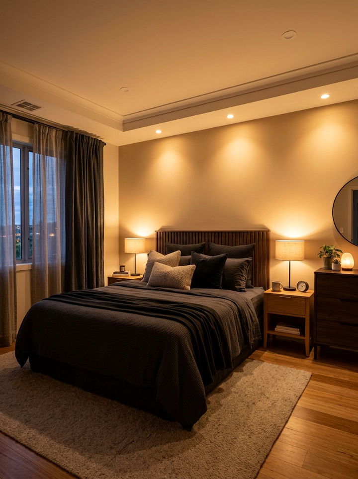 Dimmable bedroom lighting - 30 bedroom update ideas