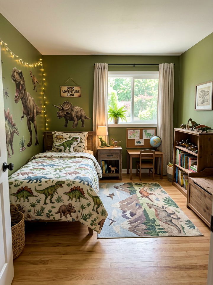 Dinosaur Themed Bedroom - 30 preschooler bedroom ideas