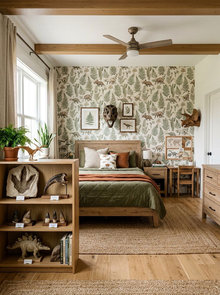 Dinosaur bedroom - 30 nerd bedroom ideas