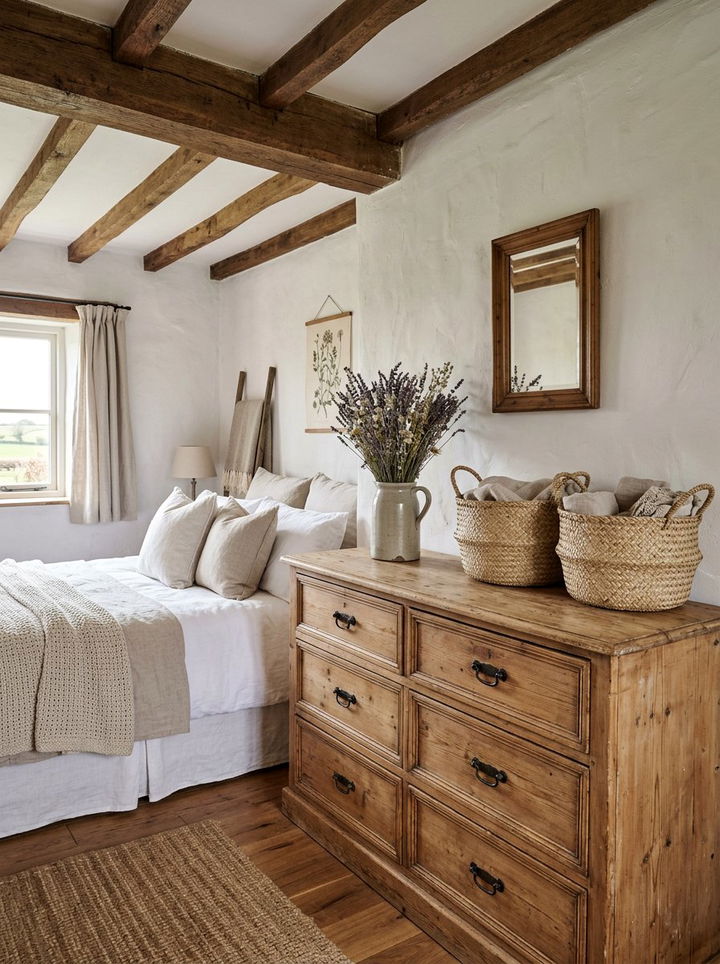 Distressed Farmhouse Dresser - 30 bedroom vintage dressers