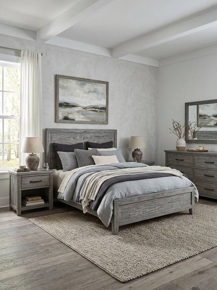 Distressed Gray Bedroom Set - 30 bedroom sets
