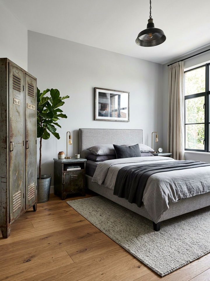 30 Industrial Grey Bedroom Ideas for a Sleek, Modern Design