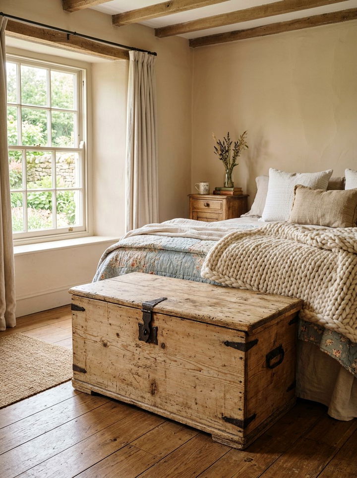 Distressed Pine Box - 30 bedroom storage chests