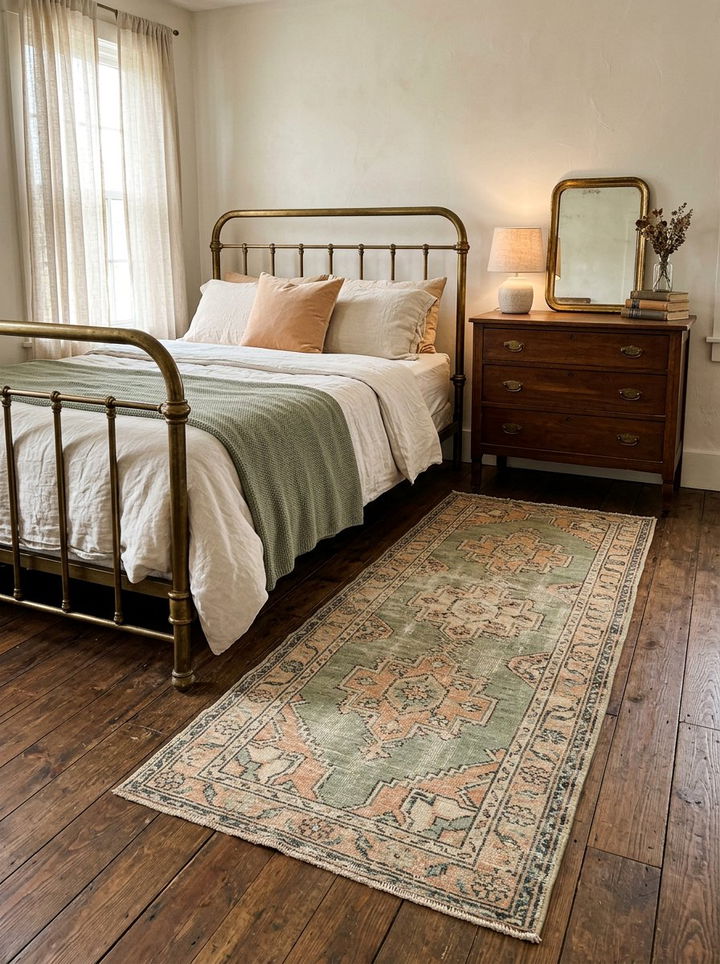 Distressed Turkish Runner Rug - 30 bedroom runner rugs