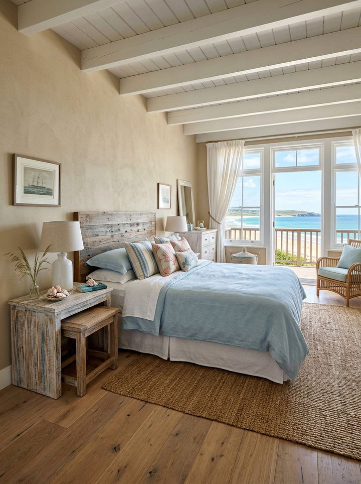 Distressed Wood Nesting Set - 30 bedroom nesting tables