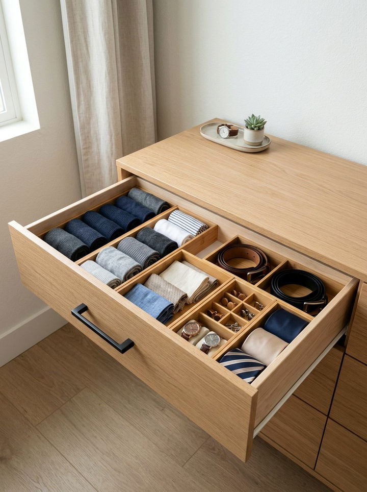 Divided Drawer Organizer Bins - 30 bedroom storage bins