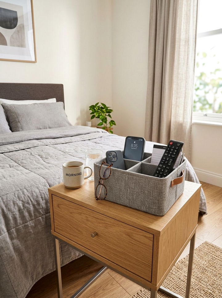 Divided Storage Basket - 30 bedroom storage baskets