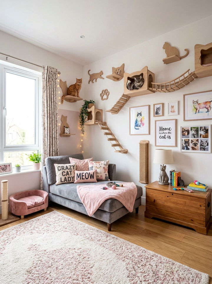 Domestic Cat Bedroom - 30 animal themed bedroom ideas