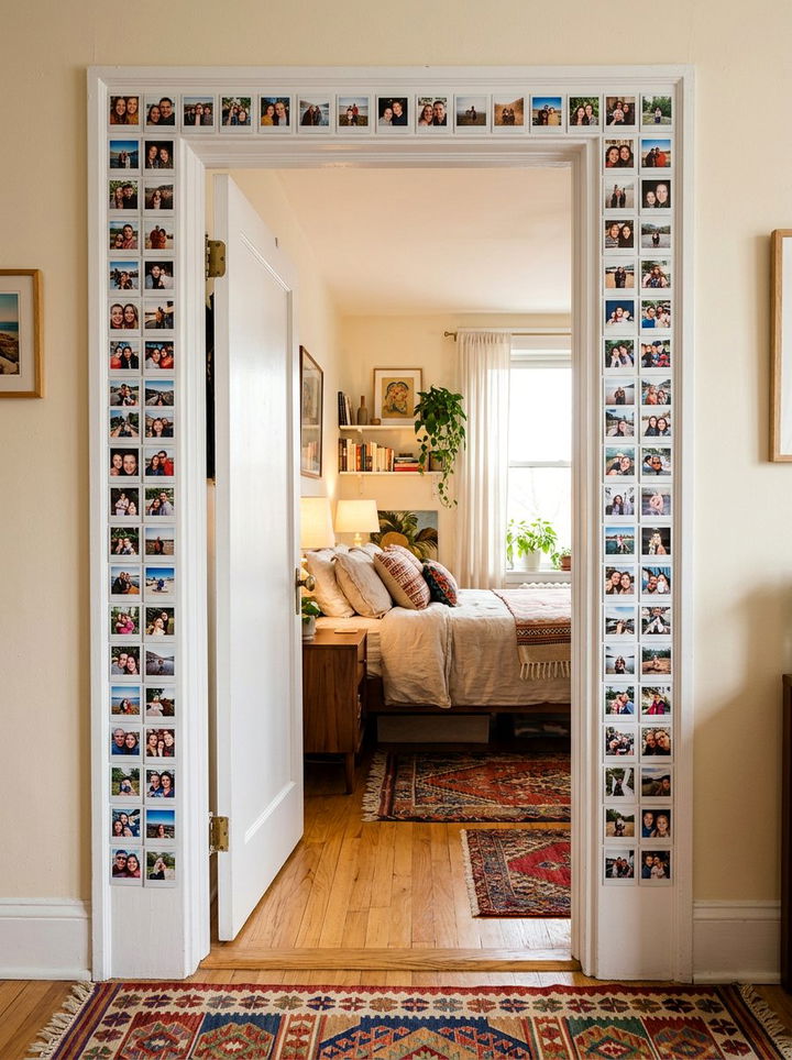 Door Frame Photo Border - 30 bedroom photo displays