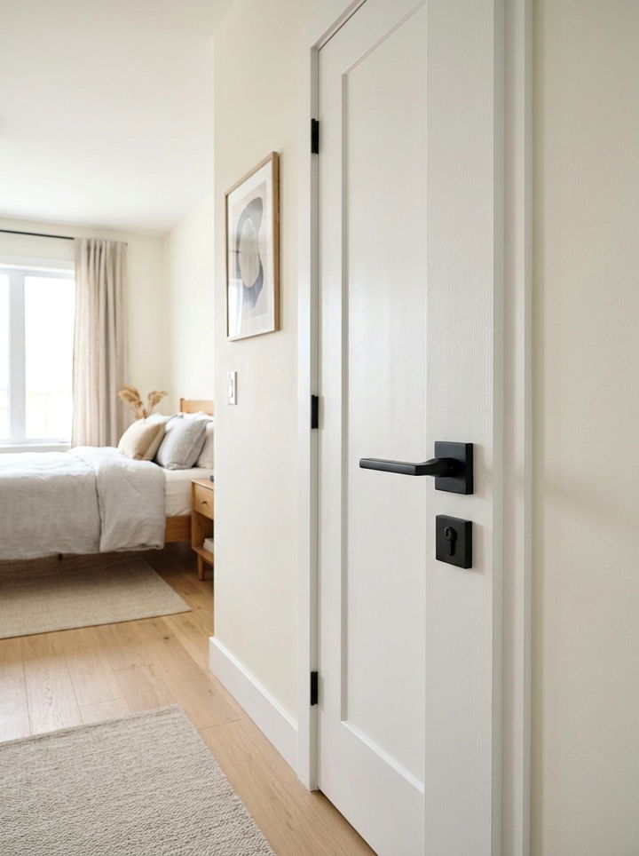 Door Hardware Upgrade - 30 low cost bedroom ideas