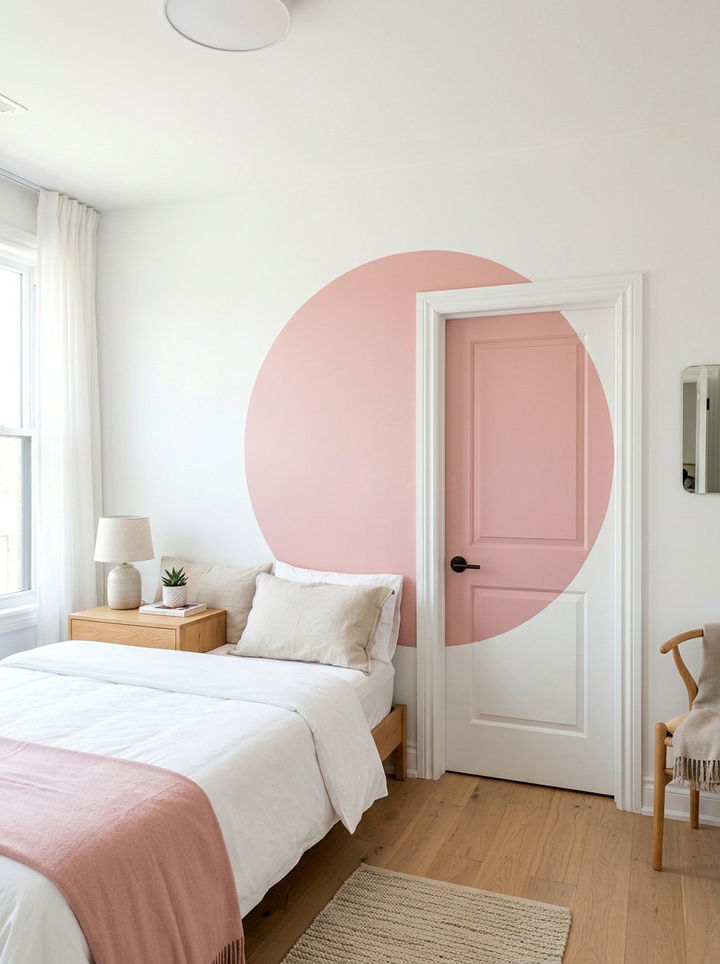 Door and wall color block bedroom - 30 color block bedroom ideas