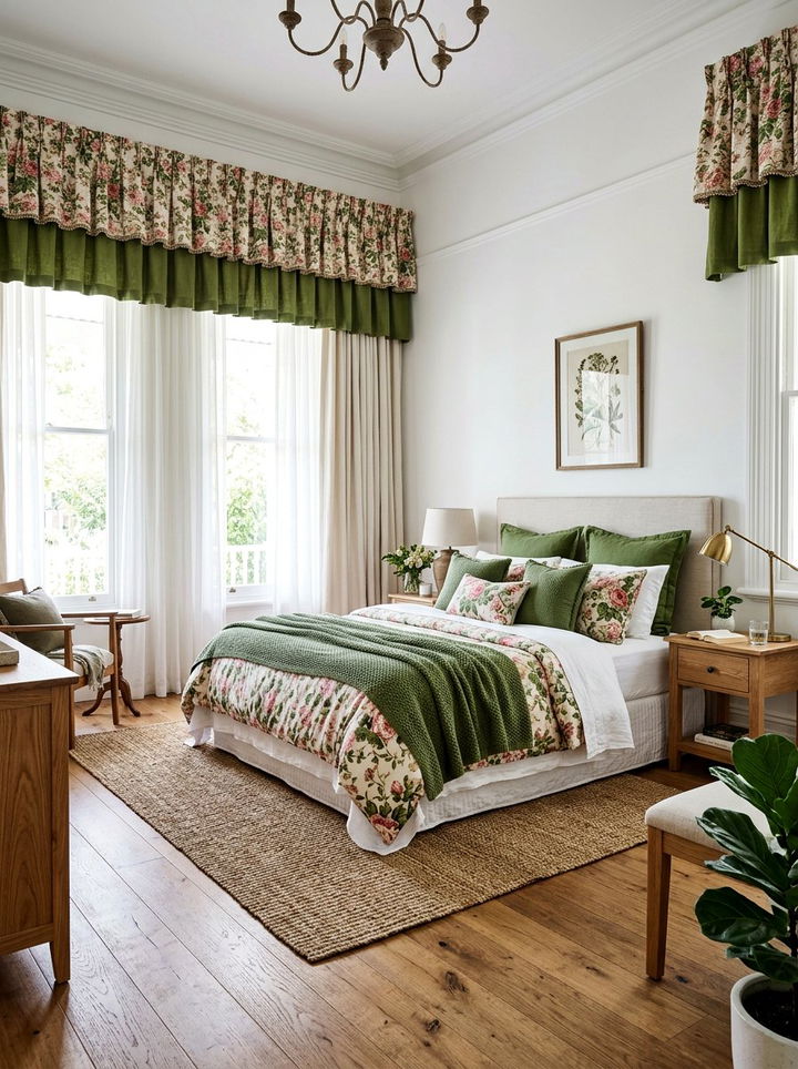 Double Layered Valance - 30 bedroom window valances