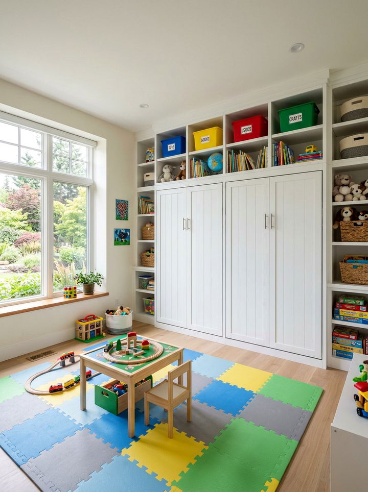 Double Murphy Bed - 30 bedroom fold down bed ideas