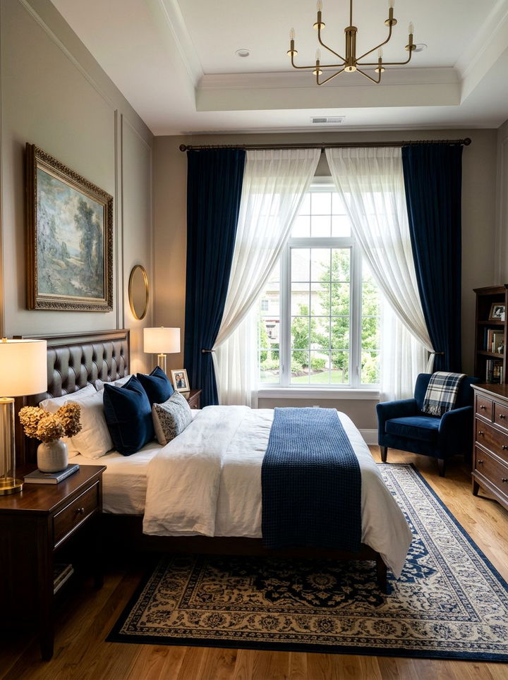 Double Rod Curtains - 30 bedroom curtains