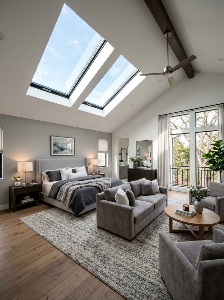 Double Skylight - 30 bedroom skylights