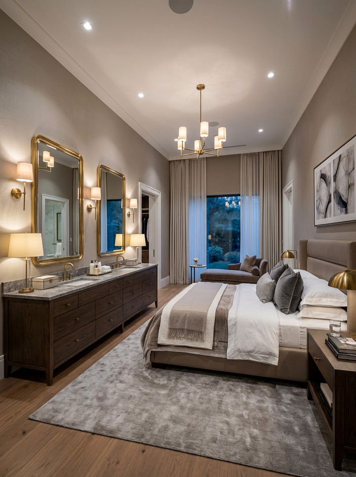 Double Vanity Mirror - 30 bedroom wall mirrors