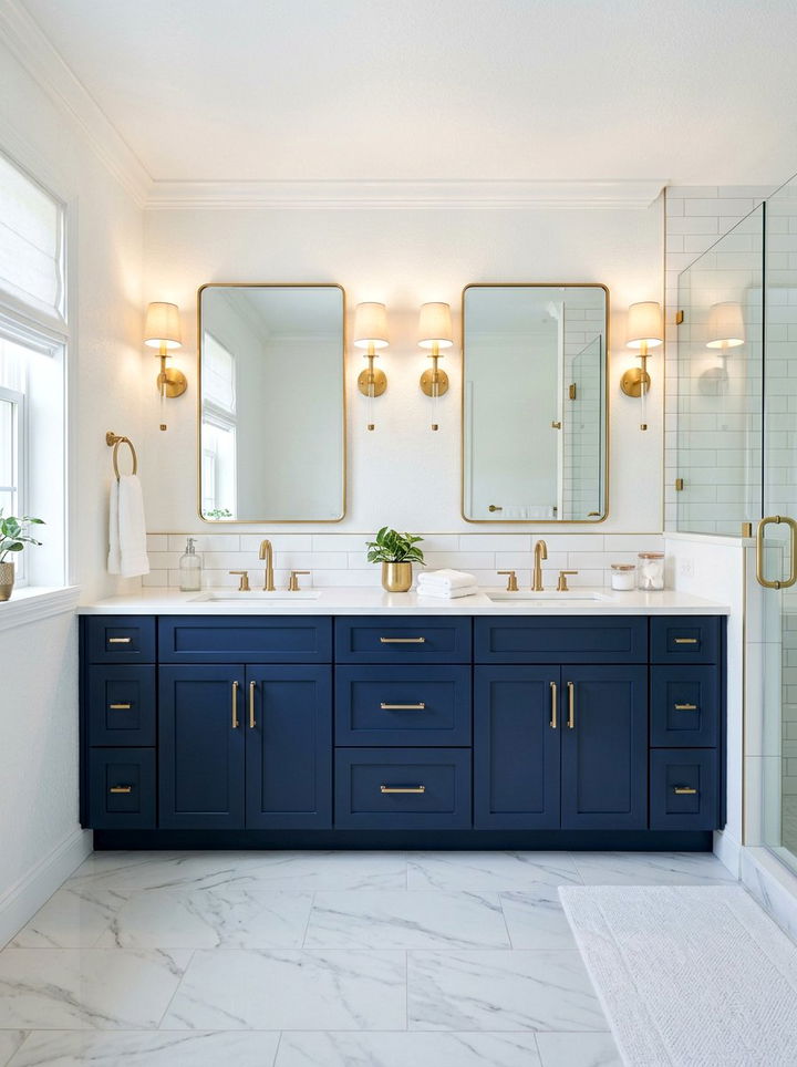 Double vanity bathroom conversion - 30 bedroom to bathroom conversion ideas