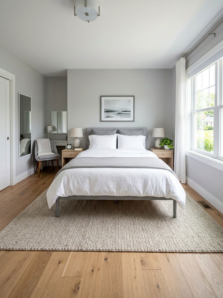 Dove grey guest bedroom - 30 contemporary grey bedroom ideas