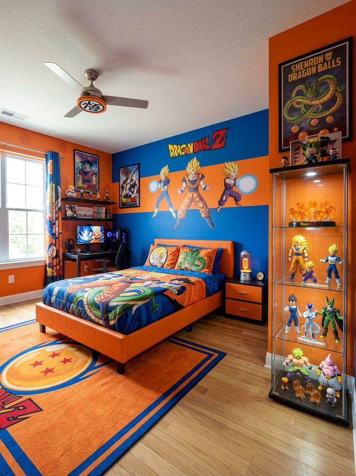 Dragon Ball Z Room - 30 manga bedroom ideas