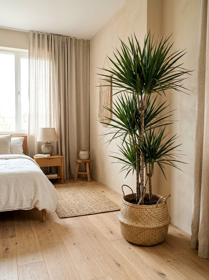 Dragon Tree Bedroom - 30 bedroom low light plants
