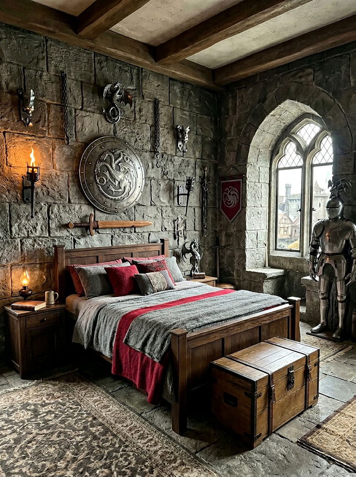 Dragon slayer bedroom - 30 fairy tale bedroom ideas