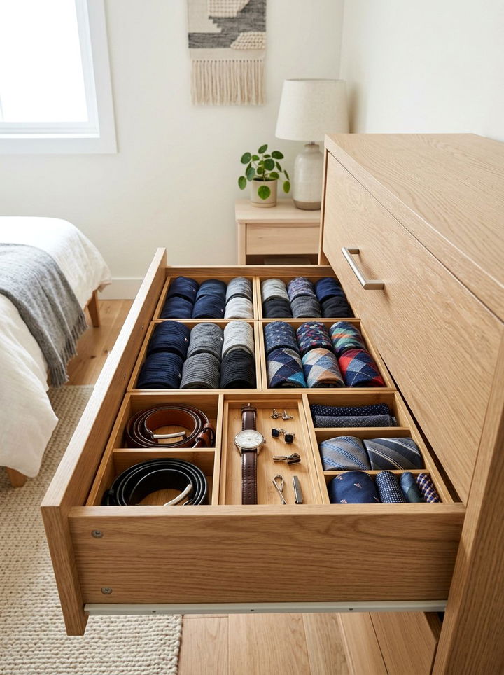 Drawer Divider - 30 bedroom hacks