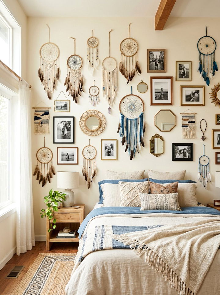 Dreamcatcher Gallery Wall - 30 bedroom dreamcatchers